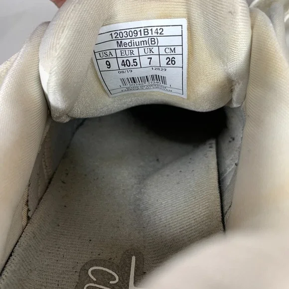 Brooks Addiction Walker Womens 9 B White Leather Comfort Walking Shoes - Picture 6 of 8